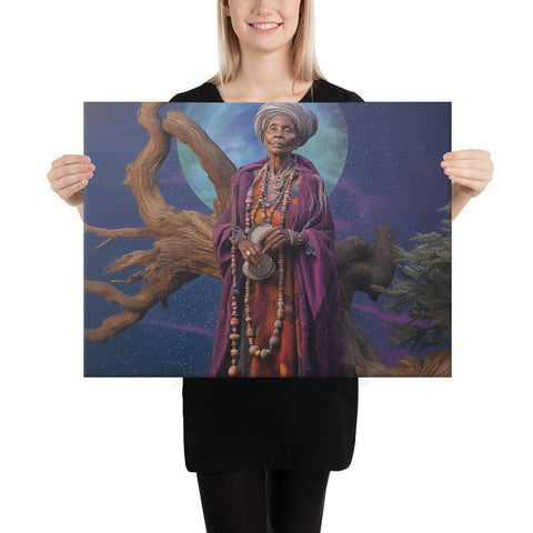 About my Brain Institute Wall Art 18″×24″ Nana Buluku Godddess Canvas