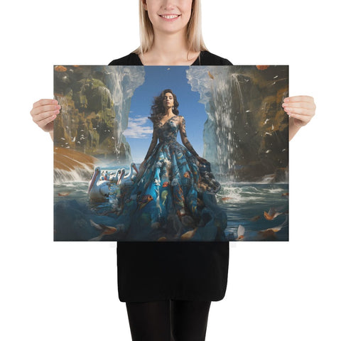 About my Brain Institute Wall Art 18″×24″ Nanshe Goddess Goddess Canvas