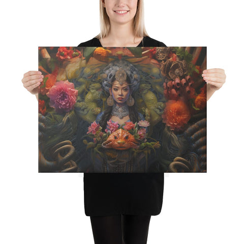 About my Brain Institute Wall Art 18″×24″ Neang Neak Goddess Canvas