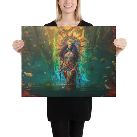 About my Brain Institute Wall Art 18″×24″ Oshun Goddess Canvas