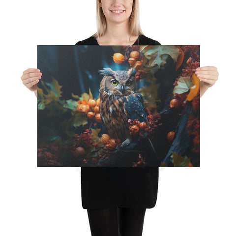 About my Brain Institute Wall Art 18″×24″ Owl Spirit Animal Canvas