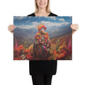 About my Brain Institute Wall Art 18″×24″ Pachamama Goddess Canvas