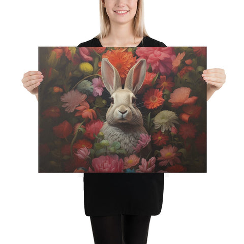 About my Brain Institute Wall Art 18″×24″ Rabbit Spirit Animal Canvas