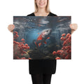 About my Brain Institute Wall Art 18″×24″ Salmon Spirit Animal Canvas