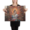About my Brain Institute Wall Art 18″×24″ Saraswati Goddess Canvas