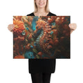 About my Brain Institute Wall Art 18″×24″ Seahorse Spirit Animal Canvas
