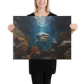 About my Brain Institute Wall Art 18″×24″ Shark Spirit Animal Canvas