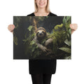 About my Brain Institute Wall Art 18″×24″ Sloth Spirit Animal Canvas