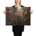 About my Brain Institute Wall Art 18″×24″ Taema & Tilafaiga Goddesses Canvas