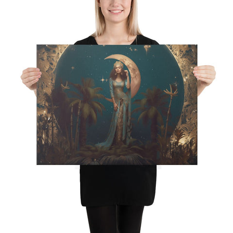 About my Brain Institute Wall Art 18″×24″ Tanit Goddess Canvas
