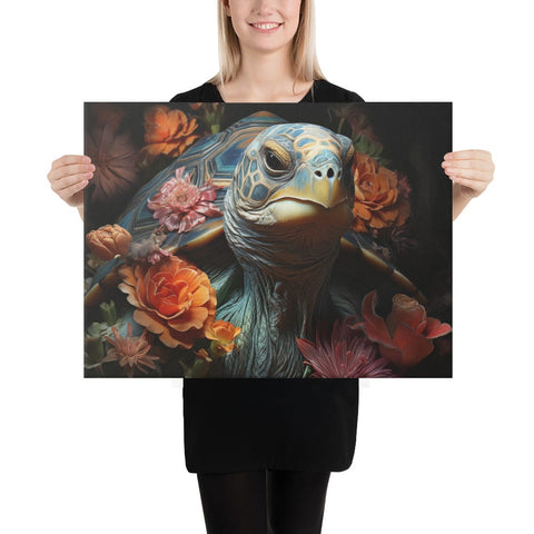 About my Brain Institute Wall Art 18″×24″ Tortoise Spirit Animal Canvas