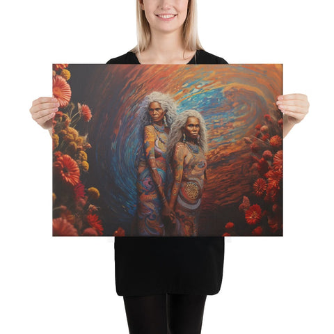 About my Brain Institute Wall Art 18″×24″ Wawalag Sisters Canvas