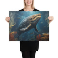 About my Brain Institute Wall Art 18″×24″ Whale Spirit Animal Canvas