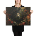 About my Brain Institute Wall Art 18″×24″ Wolf Spirit Animal Canvas