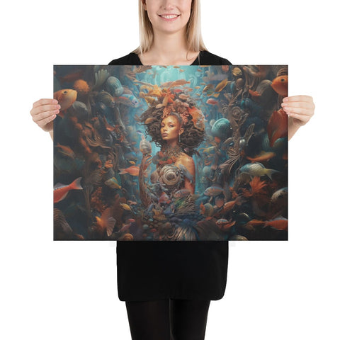 About my Brain Institute Wall Art 18″×24″ Yemoja Goddess Canvas