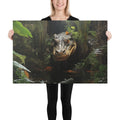 About my Brain Institute Wall Art 24″×36″ Alligator Spirit Animal Canvas