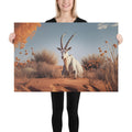 About my Brain Institute Wall Art 24″×36″ Arabian Oryx Spirit Animal Canvas
