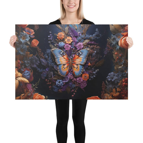 About my Brain Institute Wall Art 24″×36″ Butterfly Spirit Animal Canvas