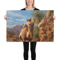 About my Brain Institute Wall Art 24″×36″ Camel Spirit Animal Canvas