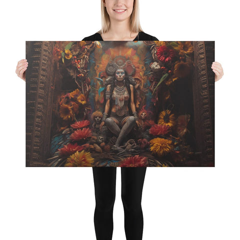 About my Brain Institute Wall Art 24″×36″ Coatlicue Goddess Canvas