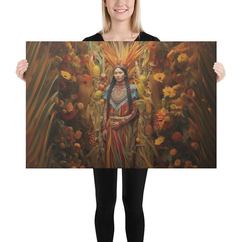 About my Brain Institute Wall Art 24″×36″ Corn Mother Canvas