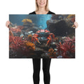 About my Brain Institute Wall Art 24″×36″ Crab Spirit Animal Canvas