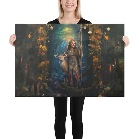 About my Brain Institute Wall Art 24″×36″ Diana Canvas