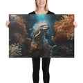 About my Brain Institute Wall Art 24″×36″ Dolphin Spirit Animal Canvas