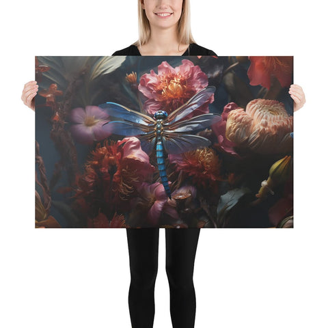 About my Brain Institute Wall Art 24″×36″ Dragonfly Spirit Animal Canvas
