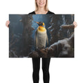 About my Brain Institute Wall Art 24″×36″ Emperor Penguin Spirit Animal Canvas