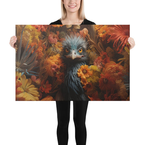 About my Brain Institute Wall Art 24″×36″ Emu Spirit Animal Canvas