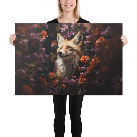 About my Brain Institute Wall Art 24″×36″ Fox Spirit Animal Canvas