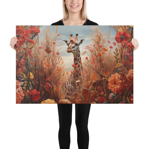 About my Brain Institute Wall Art 24″×36″ Giraffe Spirit Animal Canvas