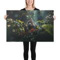 About my Brain Institute Wall Art 24″×36″ Gorilla Spirit Animal Canvas