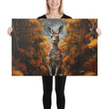 About my Brain Institute Wall Art 24″×36″ Kangaroo Spirit Animal Canvas