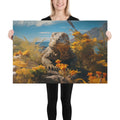 About my Brain Institute Wall Art 24″×36″ Komodo Dragon Spirit Animal Canvas