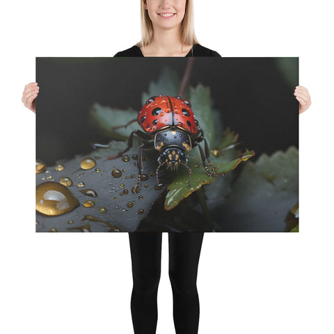About my Brain Institute Wall Art 24″×36″ Ladybug Spirit Animal Canvas