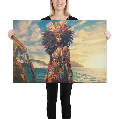 About my Brain Institute Wall Art 24″×36″ Lemanja Goddess Canvas