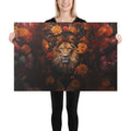 About my Brain Institute Wall Art 24″×36″ Lion Spirit Animal Canvas