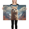 About my Brain Institute Wall Art 24″×36″ Llama Spirit Animal Canvas
