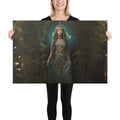 About my Brain Institute Wall Art 24″×36″ Mama Quilla Goddess Canvas