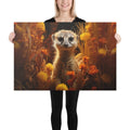 About my Brain Institute Wall Art 24″×36″ Meerkat Spirit Animal Canvas