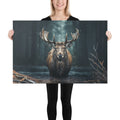 About my Brain Institute Wall Art 24″×36″ Moose Spirit Animal Canvas
