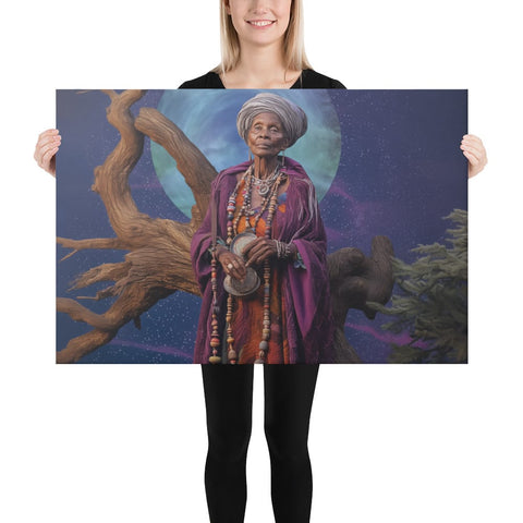 About my Brain Institute Wall Art 24″×36″ Nana Buluku Godddess Canvas