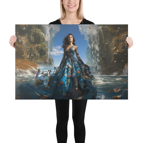 About my Brain Institute Wall Art 24″×36″ Nanshe Goddess Goddess Canvas