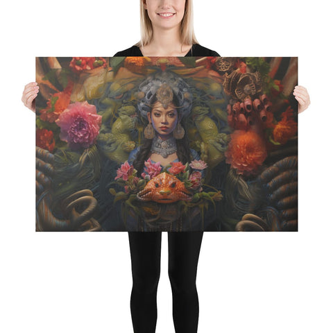 About my Brain Institute Wall Art 24″×36″ Neang Neak Goddess Canvas