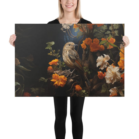 About my Brain Institute Wall Art 24″×36″ Nightingale Spirit Animal Canvas