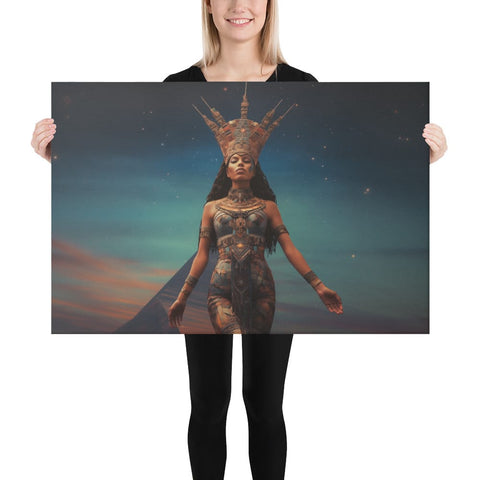 About my Brain Institute Wall Art 24″×36″ Nuit Goddess Canvas