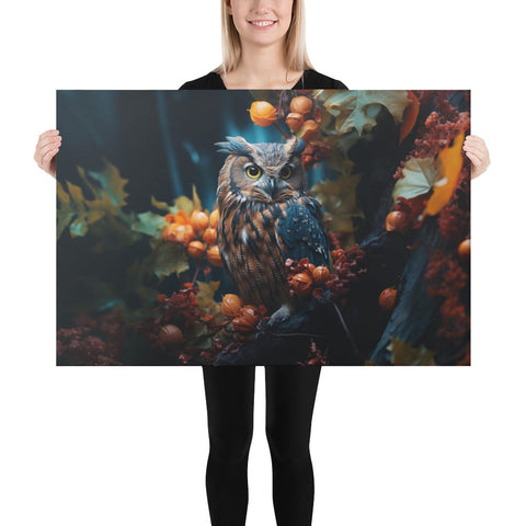 About my Brain Institute Wall Art 24″×36″ Owl Spirit Animal Canvas
