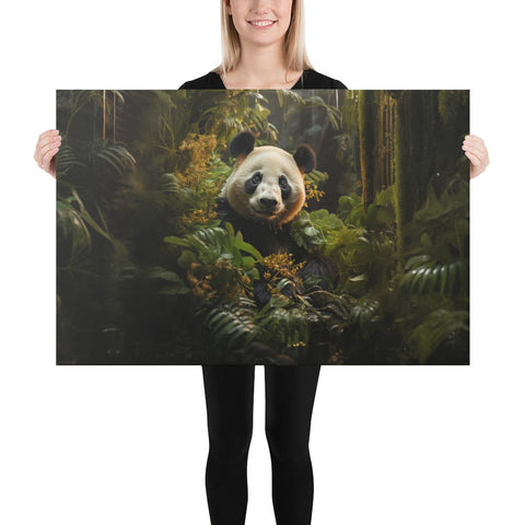About my Brain Institute Wall Art 24″×36″ Panda Spirit Animal Canvas